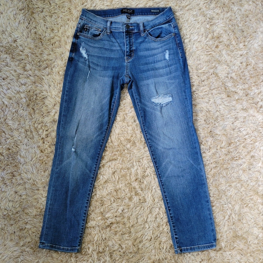 Judy Blue Daniela Distressed Boyfriend Jean
